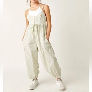 New FP Movement Free People Down To Earth Jumpsuit in Summer Mist Size XS